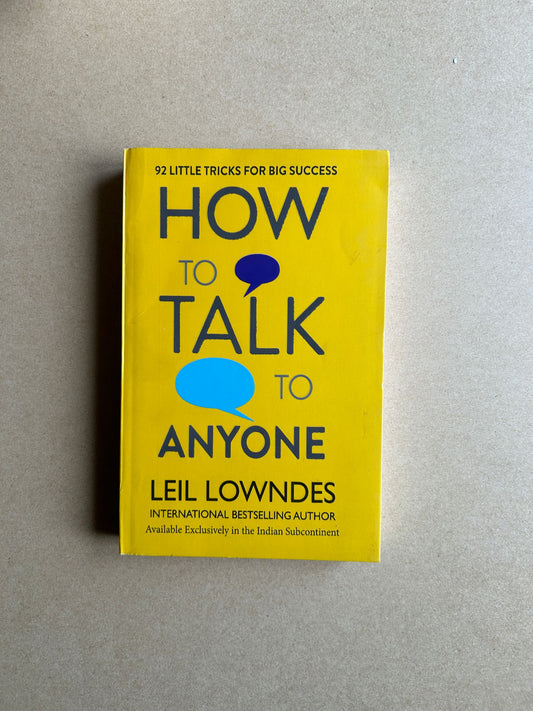 How to talk to anyone